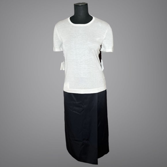 Hermes Finest Second Skin Cashmere Cloud Gray Womens Pullover Sweater EU Size 40 - Picture 2 of 14